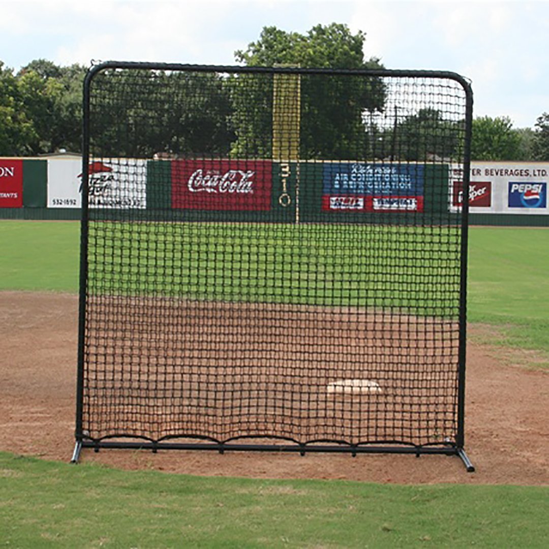 Varsity 7x7 Portable Baseball Field Screen - Heavy Duty Practice Net for Baseball & Softball Training | Perfect for Backyard, Field, and Cage Practice Sessions