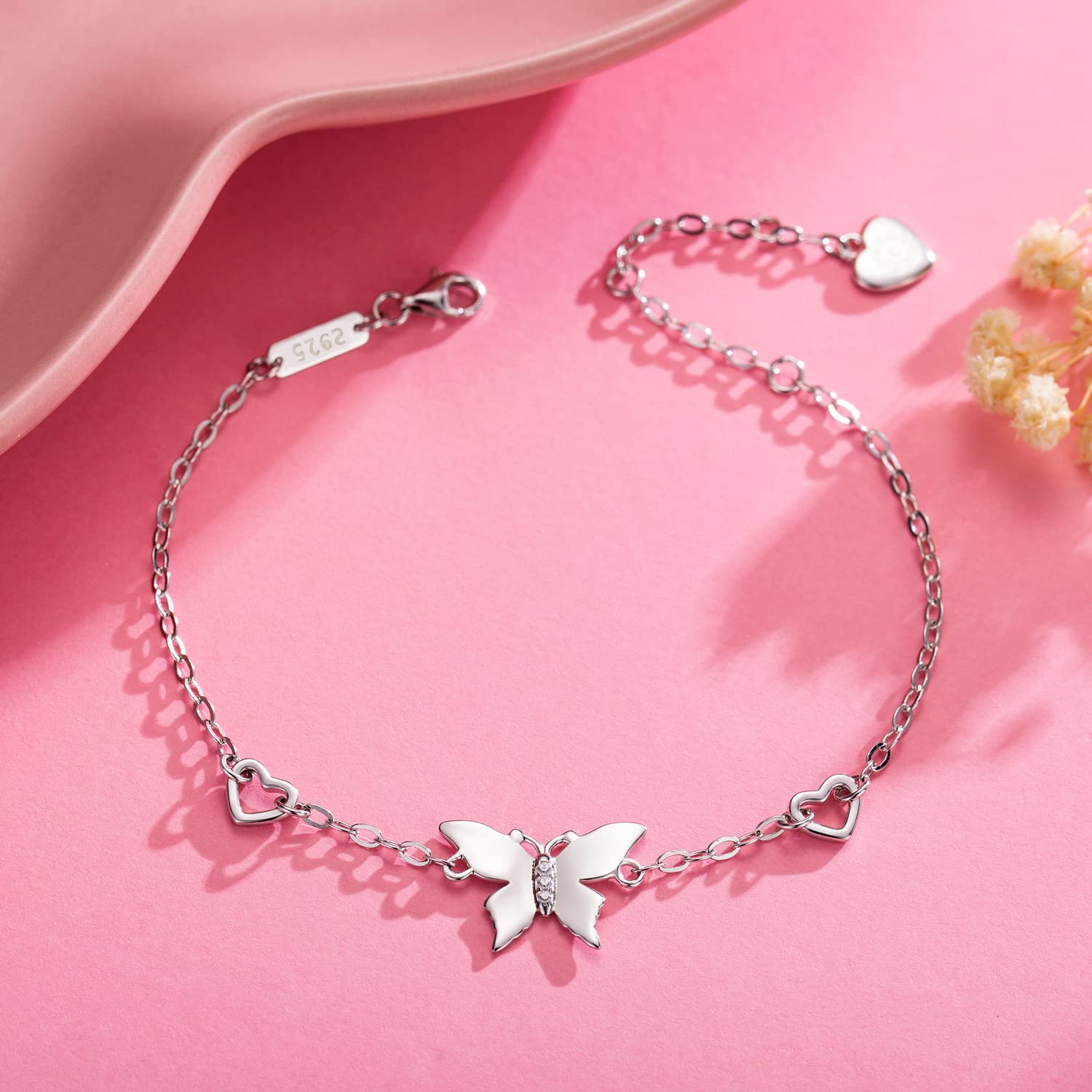 Elegant Butterfly Ankle Bracelets for Women - Adjustable Foot Chain Jewelry for Summer, Beach, Wedding & Boho Style Outfits