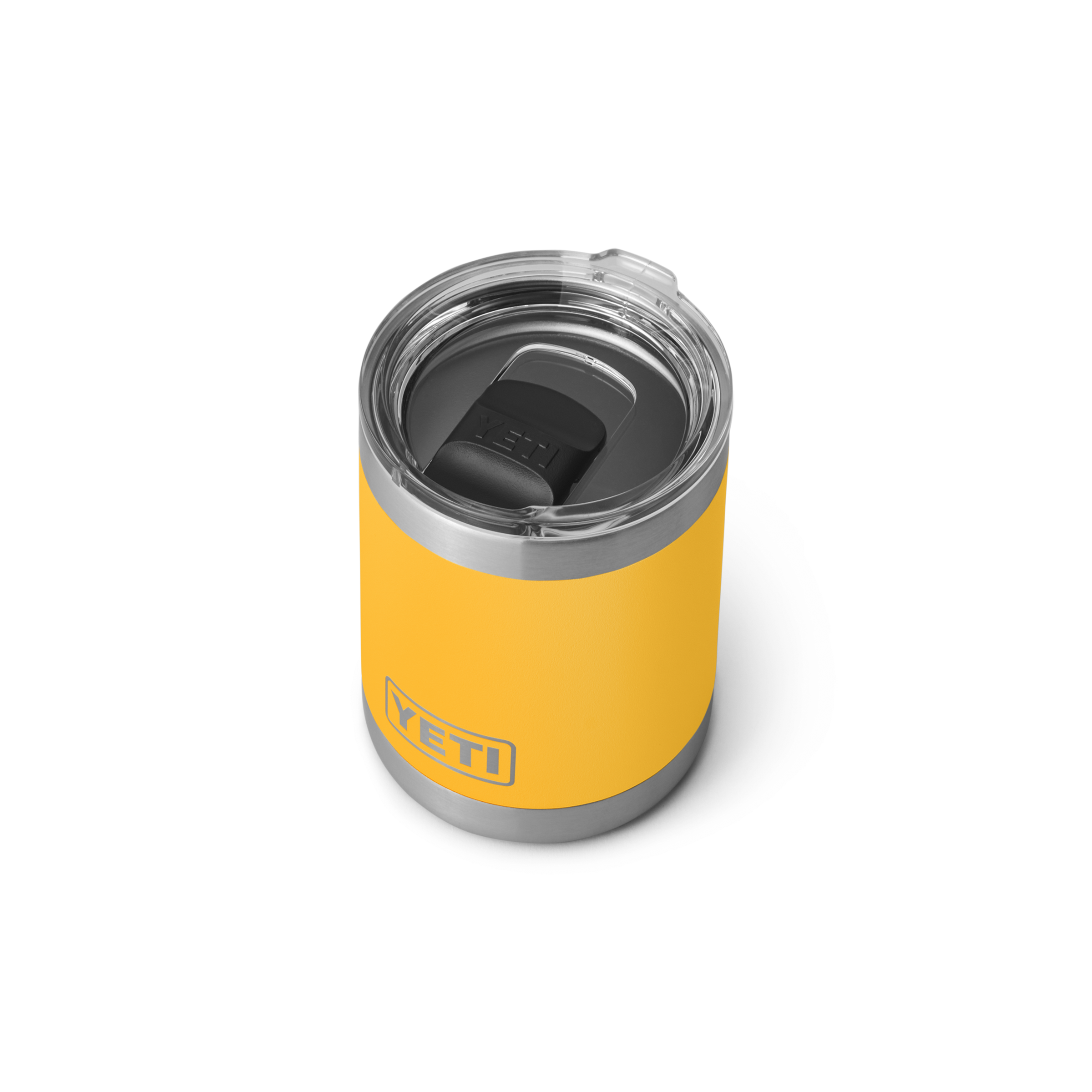 Yeti Rambler 10 oz Lowball Tumbler - Insulated Stainless Steel Cup for Whiskey, Cocktails & Coffee - Alpine Yellow - Perfect for Camping, Travel & Home Use
