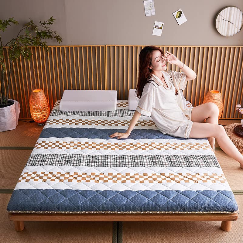 Konsilsa Japanese Futon Mattress - Traditional Tatami Floor Mattress for Queen, King & Single Sizes | Roll-Up Sleeping Pad for Dorms, Guest Rooms & Floor Beds | Perfect for Small Spaces, Minimalist Living & Asian-Style Home Decor