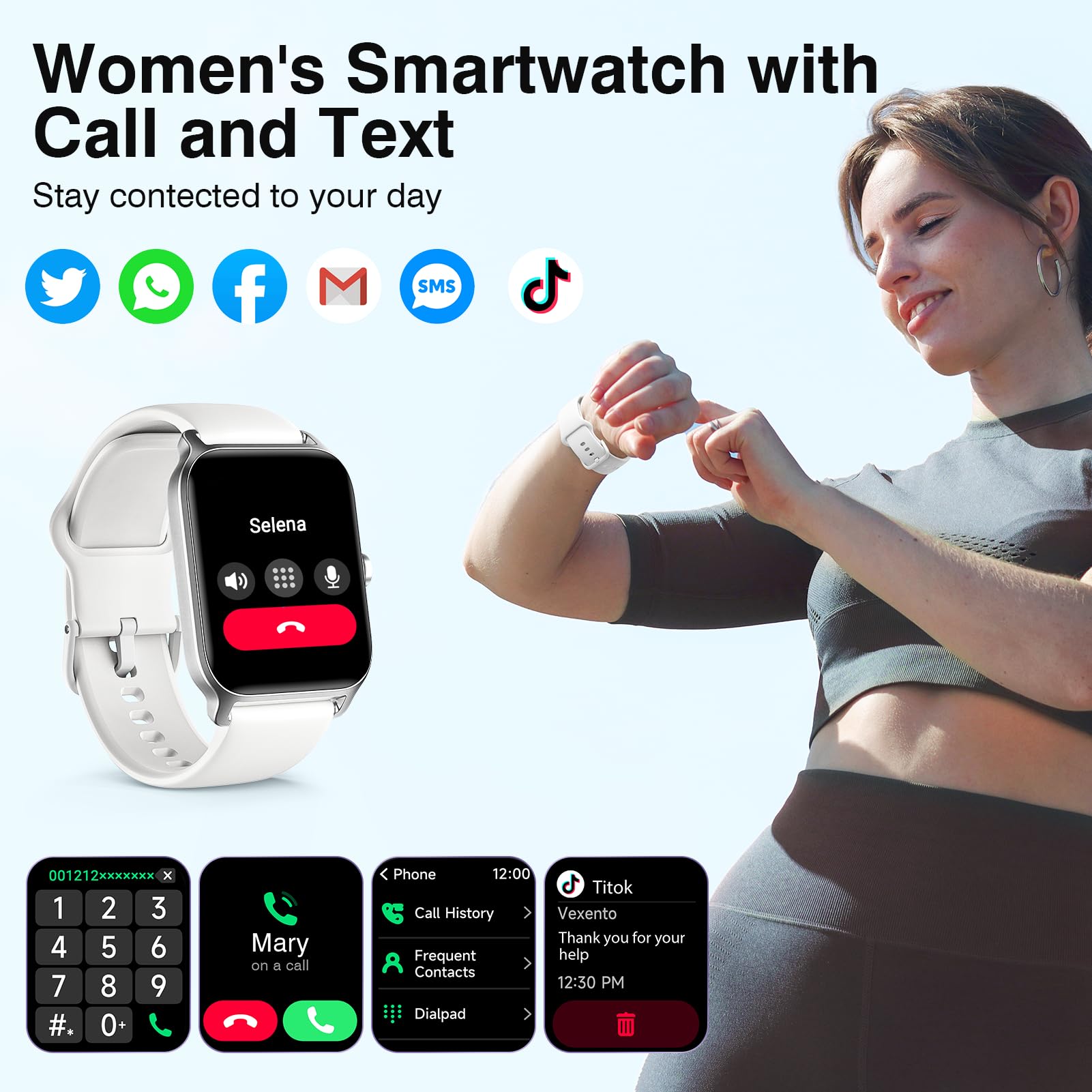 Smart Watches for Women - 1.8
