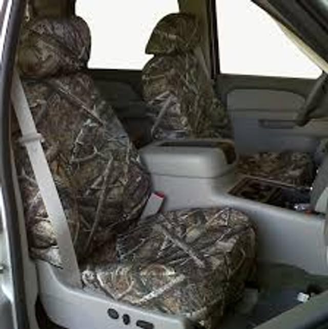 Durafit C1123-LOST Waterproof Camo Seat Covers for 2007-2013 Chevy Silverado, Tahoe & GMC Sierra Front Bucket Seats - All-Weather Protection for Hunting, Off-Roading & Outdoor Adventures