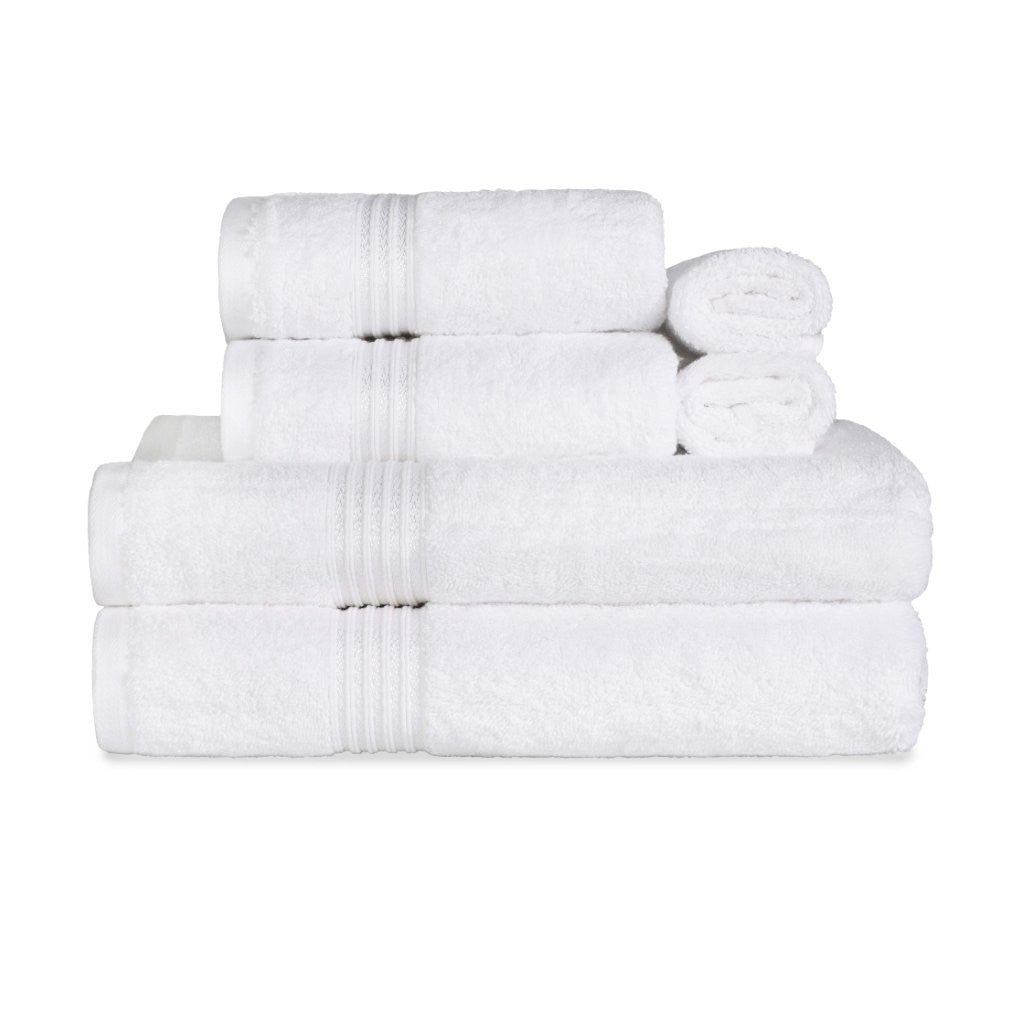 Premium 6-Piece Egyptian Cotton Towel Set - Ultra Soft, Highly Absorbent Bath Towels for Spa, Hotel & Luxury Home Use