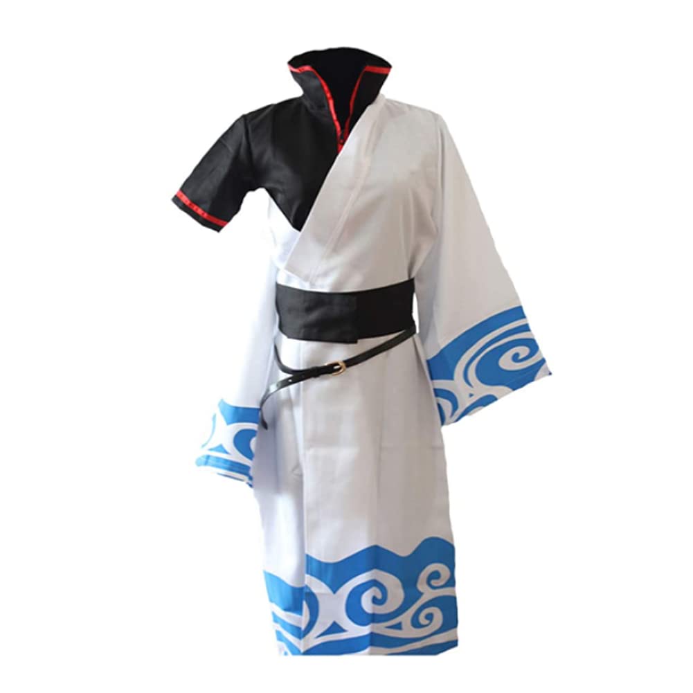 Gintoki Sakata Cosplay Costume - Anime Unisex Adult Kimono Robe Outfit for Gintama Fans | Perfect for Halloween, Cosplay Events & Anime Conventions