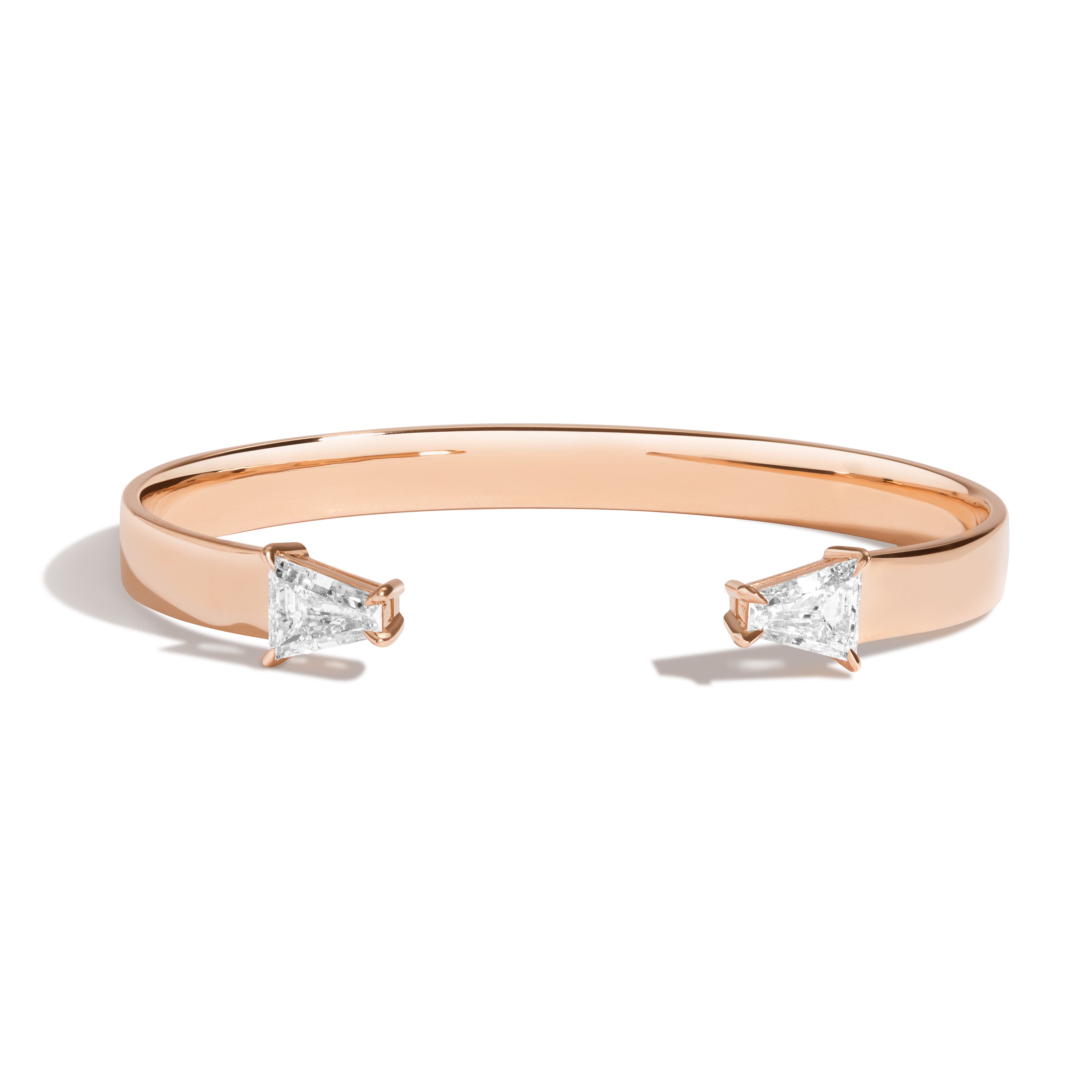 Double Keystone Cuff Bracelet - Elegant Silver Jewelry for Women | Perfect for Weddings, Parties & Everyday Wear