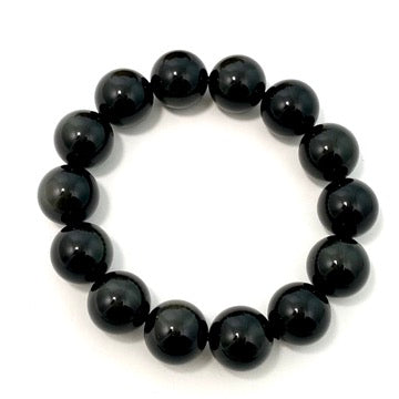 Rainbow Obsidian Bracelet for Women - Natural Stone Healing Crystal Jewelry for Protection & Positive Energy - Perfect for Meditation, Yoga & Spiritual Gifts