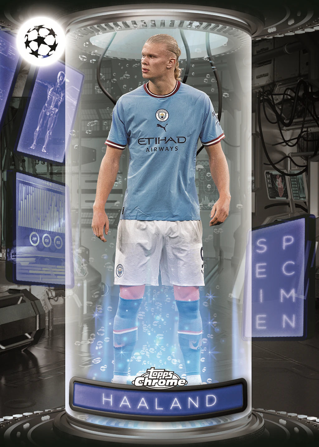 2022/23 Topps Chrome UCC Lite Box - Soccer Trading Cards Collection for Collectors & Fans - Perfect for Gifts, Trading, and Display