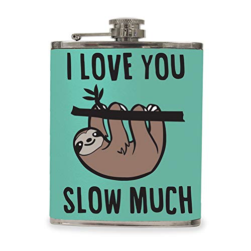 I Love You So Much 7 fl oz Cute Christmas Holiday Drink Flask - Perfect for Festive Parties, Gifts & Travel