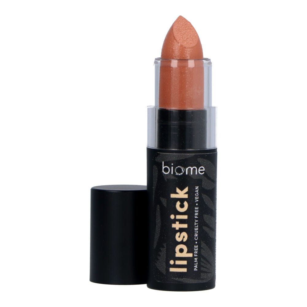 Biome Matte Lipstick 4.25g - Feelin' Peachy Long-Lasting Nude Peach Lip Color | Vegan & Cruelty-Free | Perfect for Everyday Wear & Special Occasions