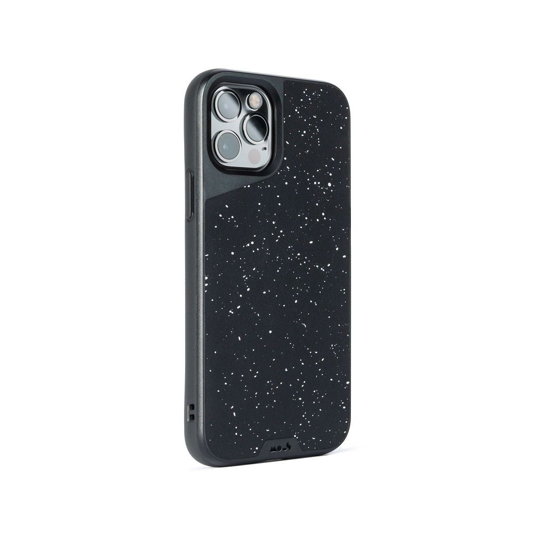 MagSafe® Compatible Speckled Fabric Phone Case for iPhone 14/13/12 Pro Max - Slim Protective Cover with Anti-Slip Grip - Perfect for Everyday Use, Work & Travel