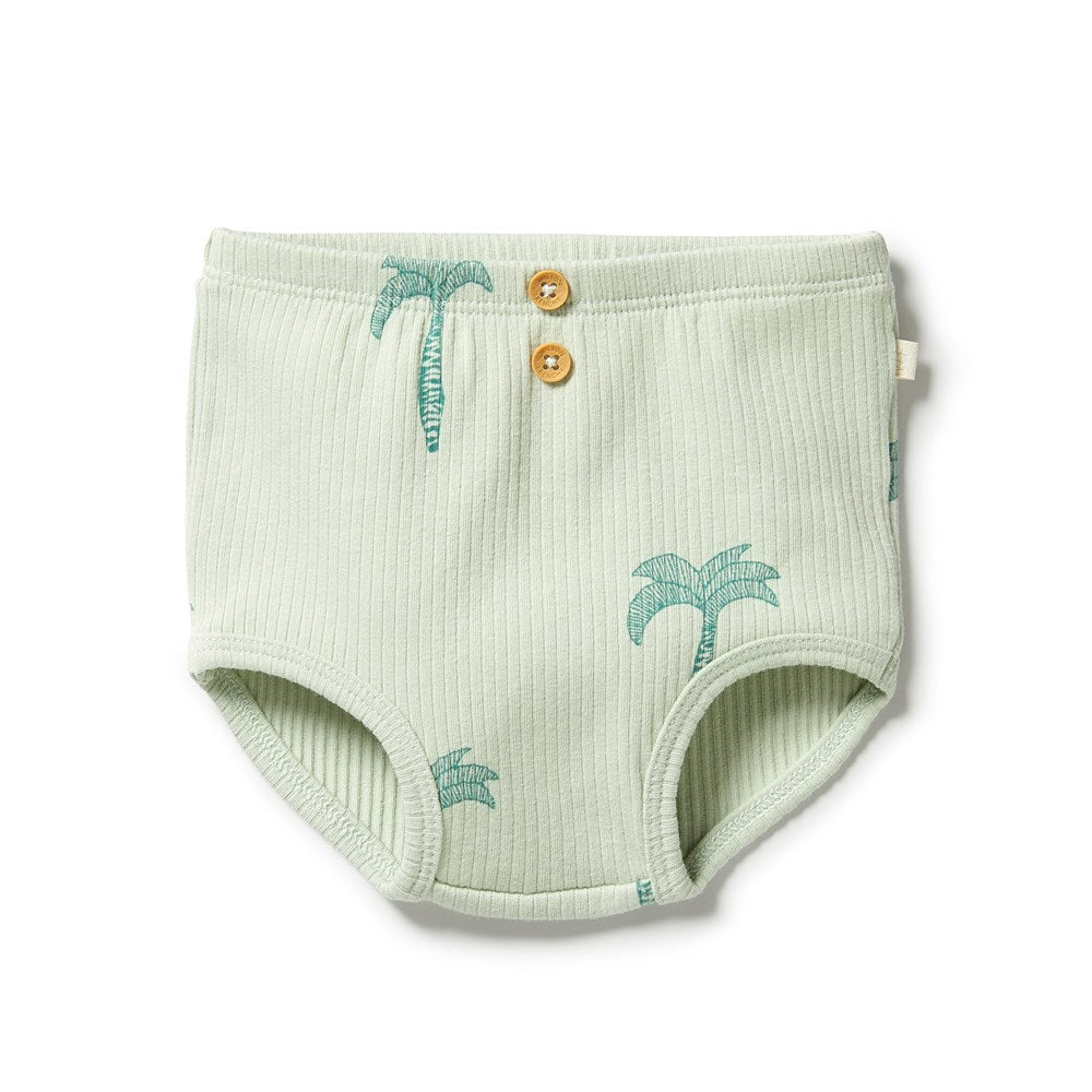 Organic Cotton Baby Ribbed Diaper Pants - Soft & Breathable for Newborns & Infants - Perfect for Daycare, Playtime & Comfortable Sleep