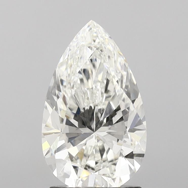 2 Carat G Color VVS2 Clarity Pear Cut Lab Grown Diamond - Perfect for Engagement Rings & Anniversary Jewelry