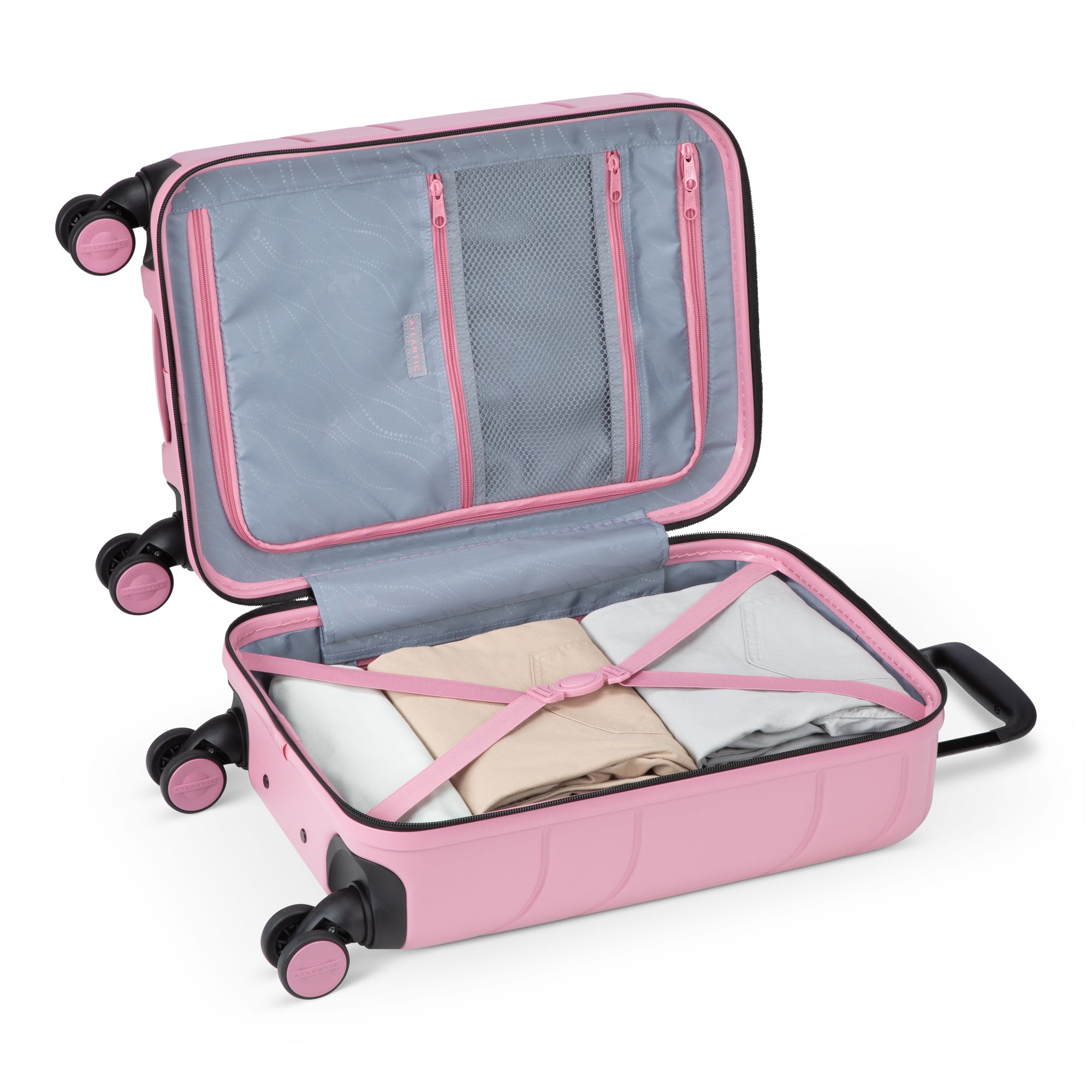 Atlantic Transmarine Carry On Luggage - Lightweight Hardside Spinner Suitcase with TSA Lock for Air Travel, Perfect for Business Trips & Weekend Getaways