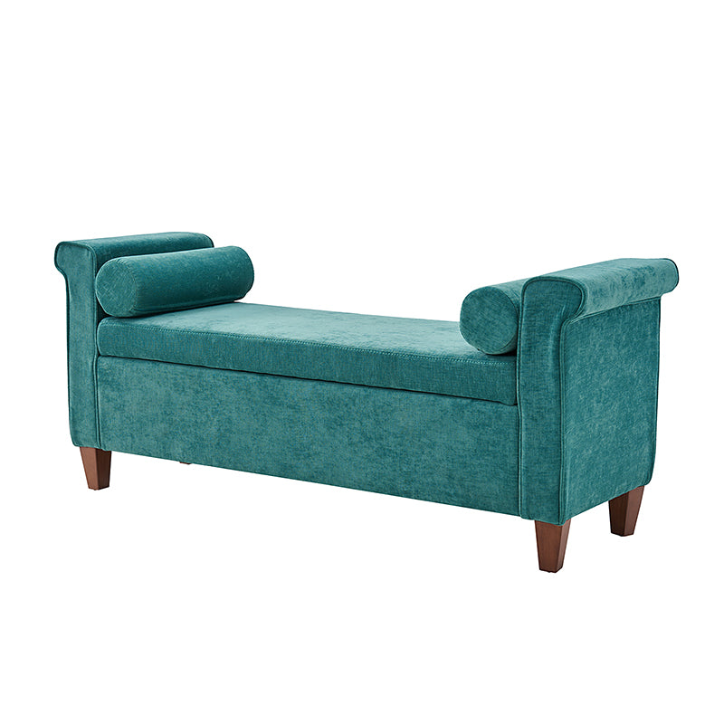 Gabino Traditional Style Storage Bench - Multipurpose Entryway, Living Room, Bedroom Seat with Storage - Perfect for Home Decor & Organization