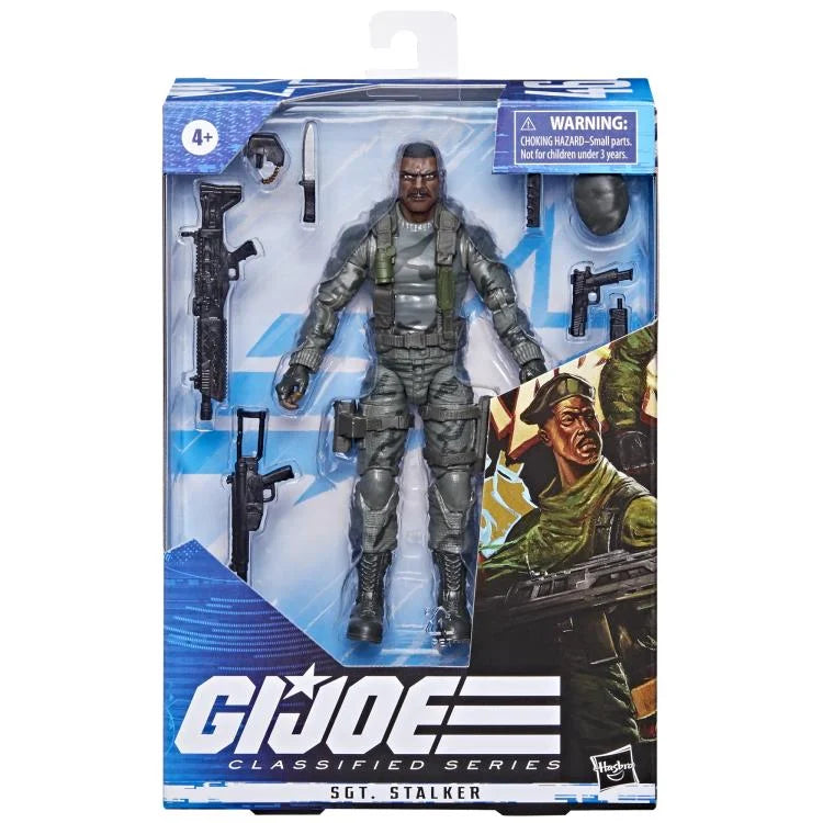 G.I. Joe: Classified Series Sgt. Stalker Action Figure - 6-Inch Collectible Military Toy for Display & Play - Perfect for Fans, Collectors, and Kids' Battles