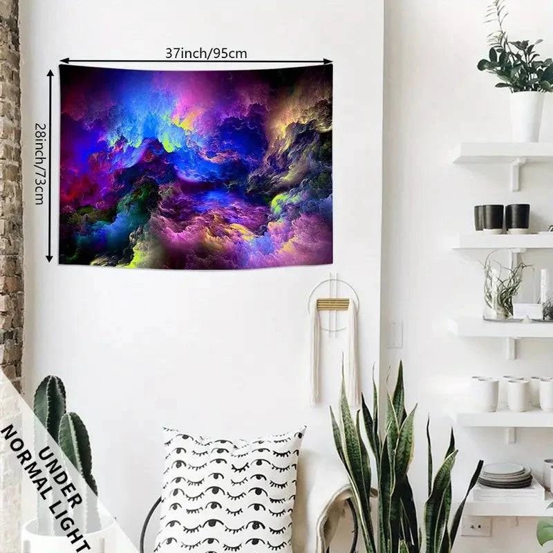 Vibrant Modern Galaxy Print T-Shirt - Trendy Space Design for Men & Women - Perfect for Casual Wear, Cosplay & Sci-Fi Fans