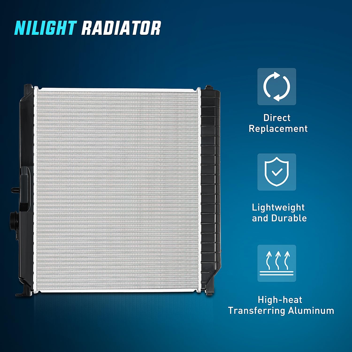 2004-2012 Chevrolet Colorado & GMC Canyon & 2006-2008 Isuzu i-Series 2.8L-3.7L Engine Replacement Radiator - Perfect for Cooling System Repair & Overheating Prevention