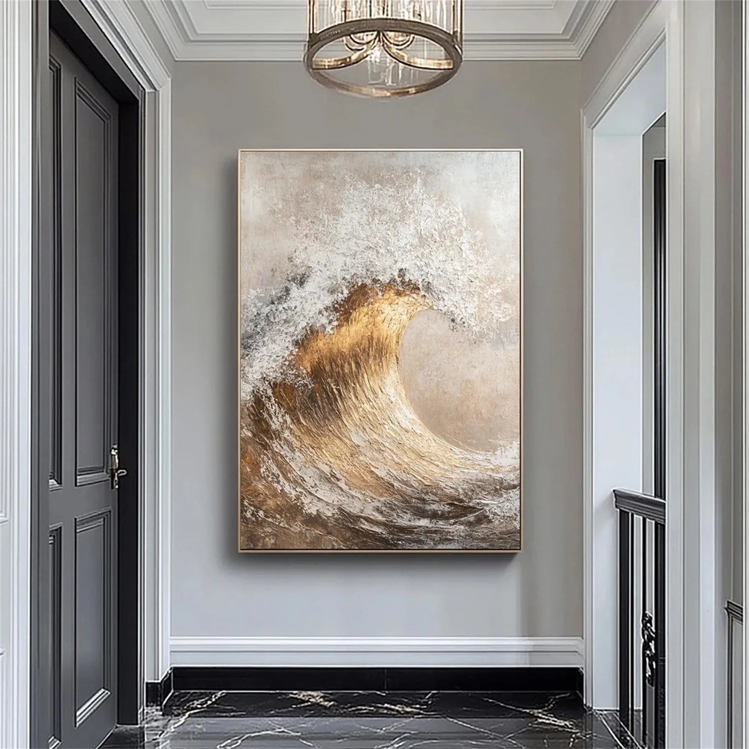 Ocean and Sky Painting #OS 219 - Stunning Coastal Wall Art for Beach House Decor, Living Room & Office