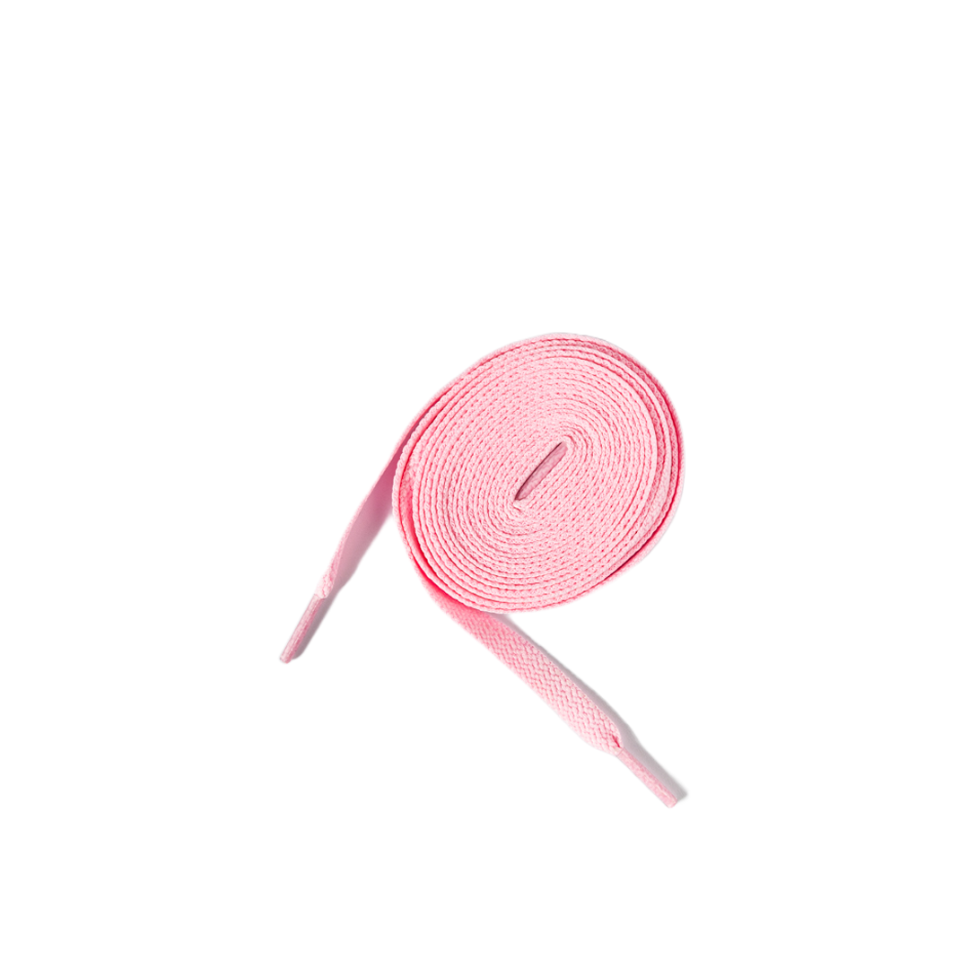 NRML™ Flat Shoelaces for Sneakers & Casual Shoes - Soft & Durable Pink Laces - Perfect for Running, Walking & Everyday Wear