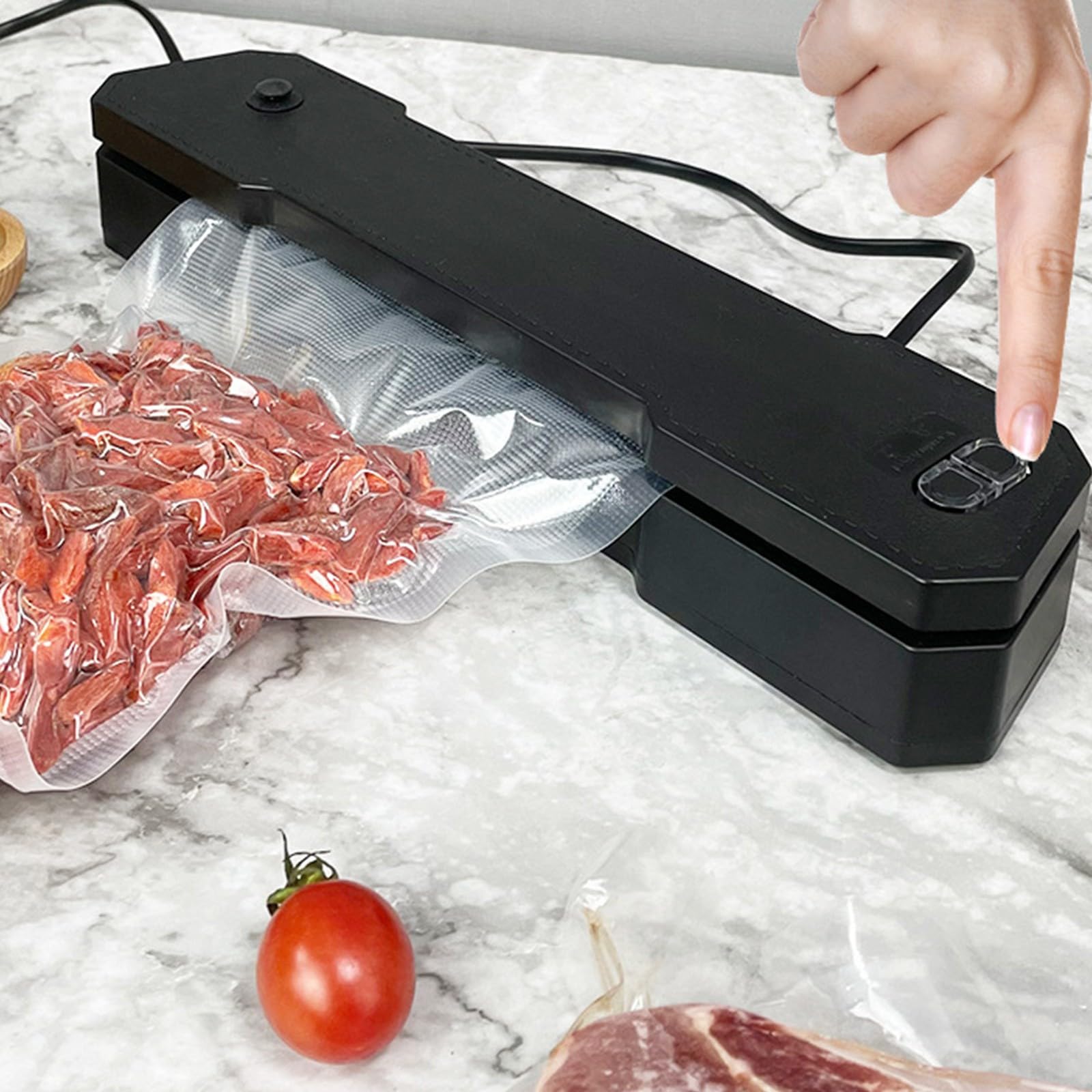 Automatic Vacuum Sealer Machine for Food Preservation | Kitchen Gadget for Sealing & Packing | Perfect for Meal Prep, Sous Vide & Long-Term Storage | Clearance Sale Today