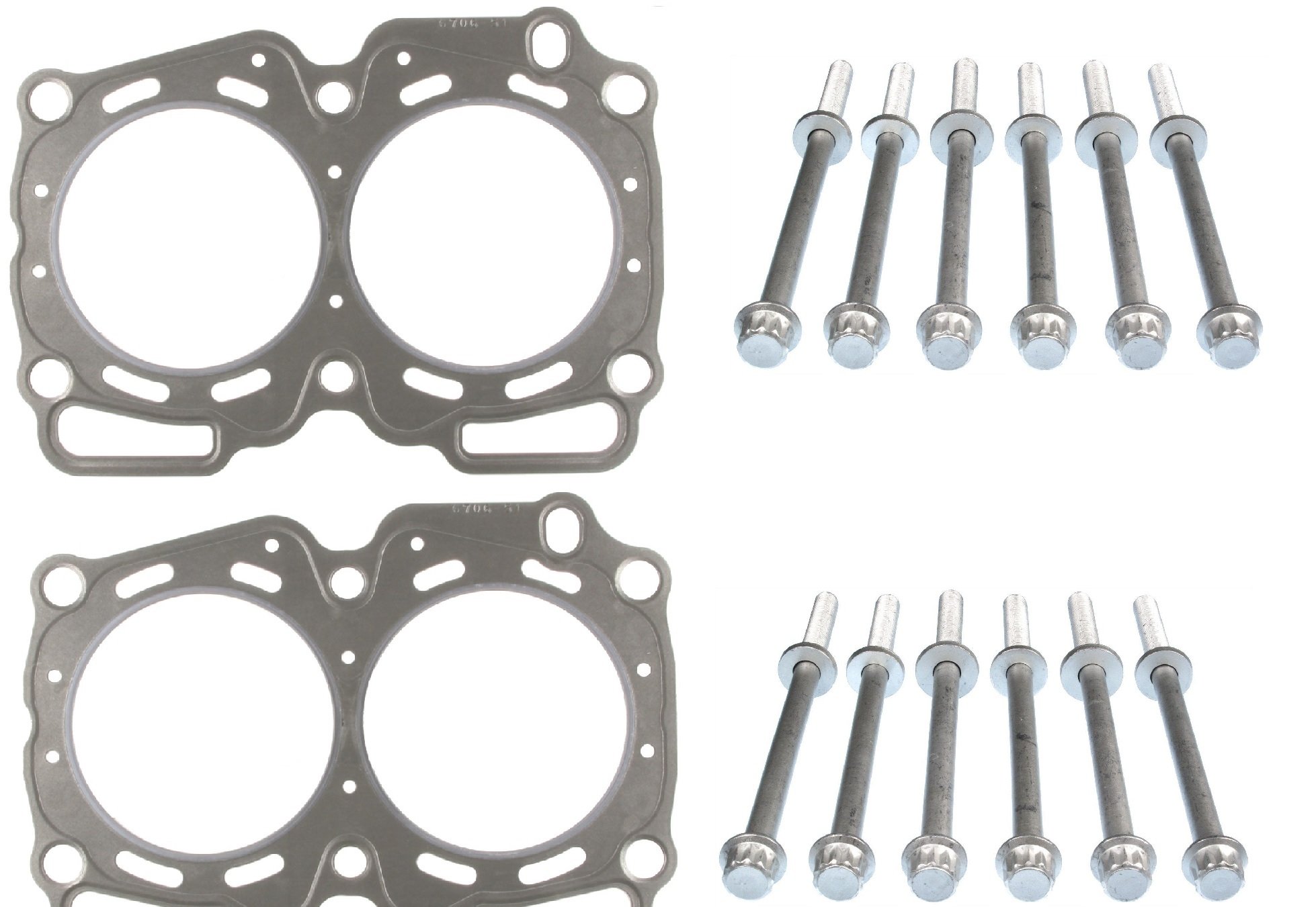 MAHLE Cylinder Head Gasket Set with Head Bolts Compatible with Subaru 2.5L SOHC EJ251 EJ252 EJ253 EJ259 Engine (1999-2006) - Perfect for Engine Rebuild & Performance Upgrades