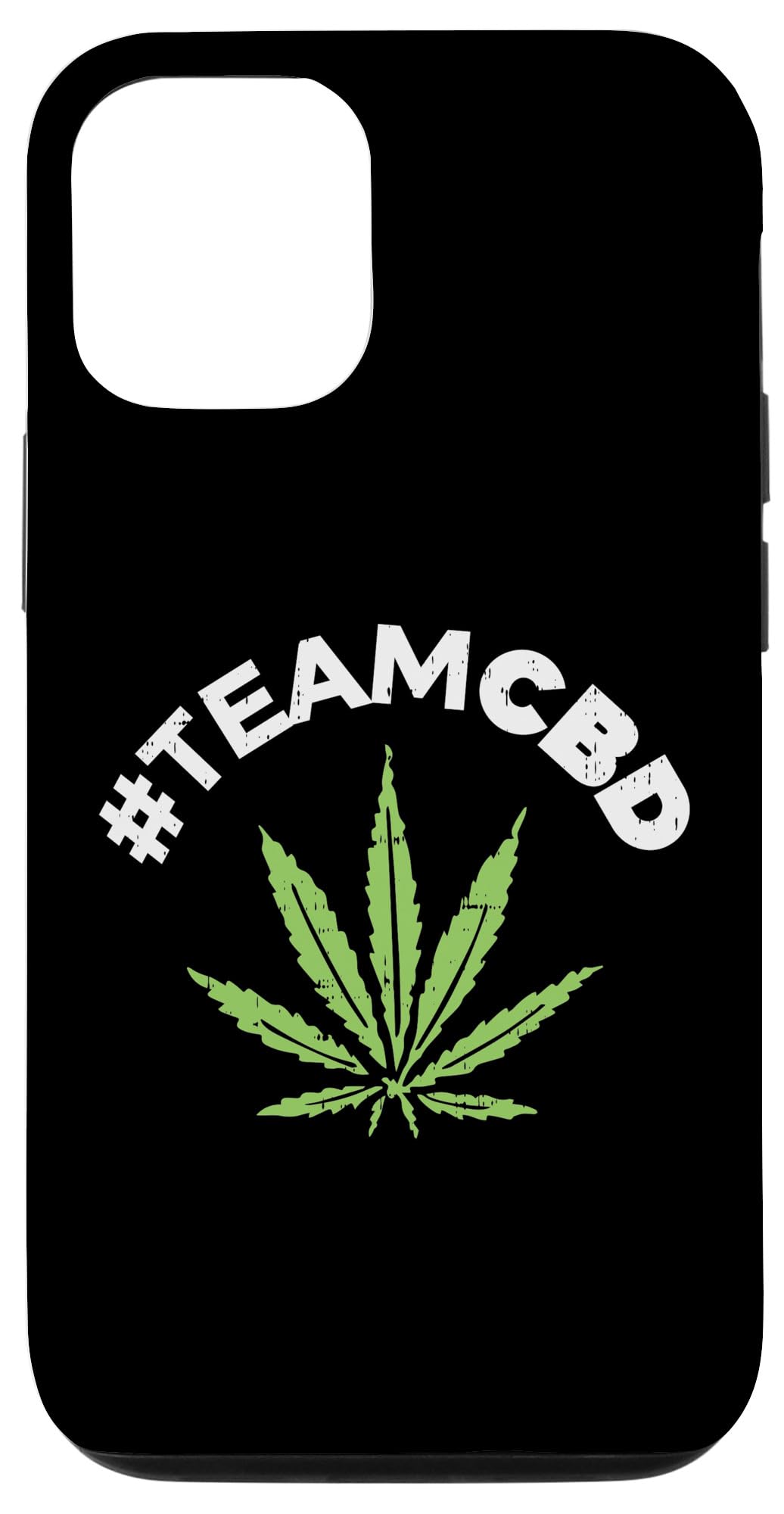iPhone 12/12 Pro CBD Hemp Oil Case - Durable Protective Cover with Cannabis Leaf Design - Perfect Gift for Weed Enthusiasts & CBD Users (for Work, Travel & Daily Use)