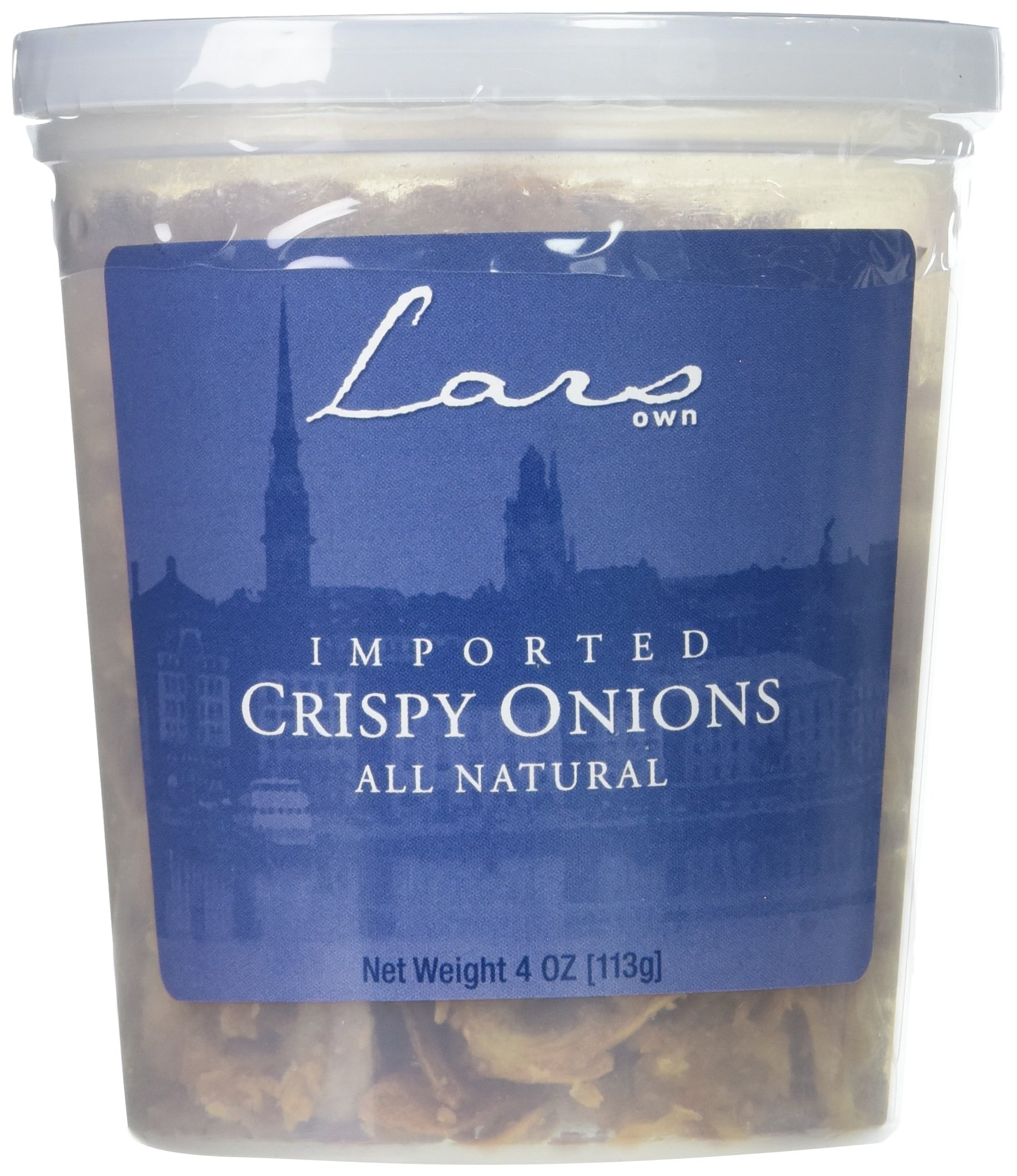 Crispy Fried Onions 4oz (3-Pack) - Premium Imported Topping for Salads, Burgers & Casseroles | Lars Own Brand