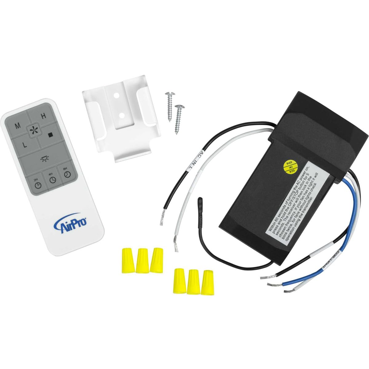 Universal Remote Control for Progress Lighting Ceiling Fan & Light Kit - Wireless Fan Speed & Light Dimmer for Bedroom, Living Room, Patio