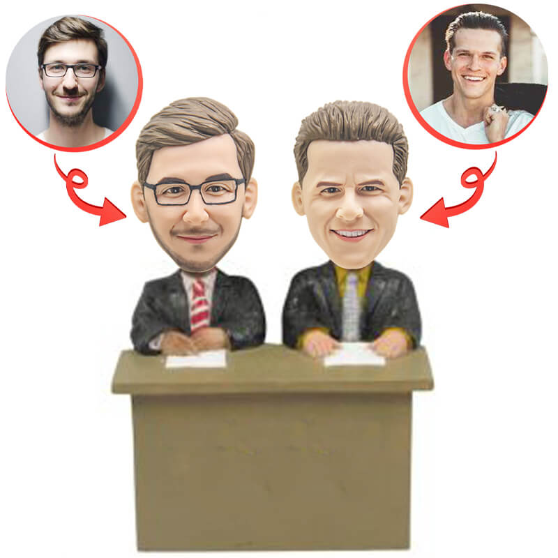 Custom Male Host Bobblehead - Personalized Figurine Gift for TV Presenters, Radio DJs & Event Emcees - Perfect for Retirement, Birthday & Appreciation Gifts