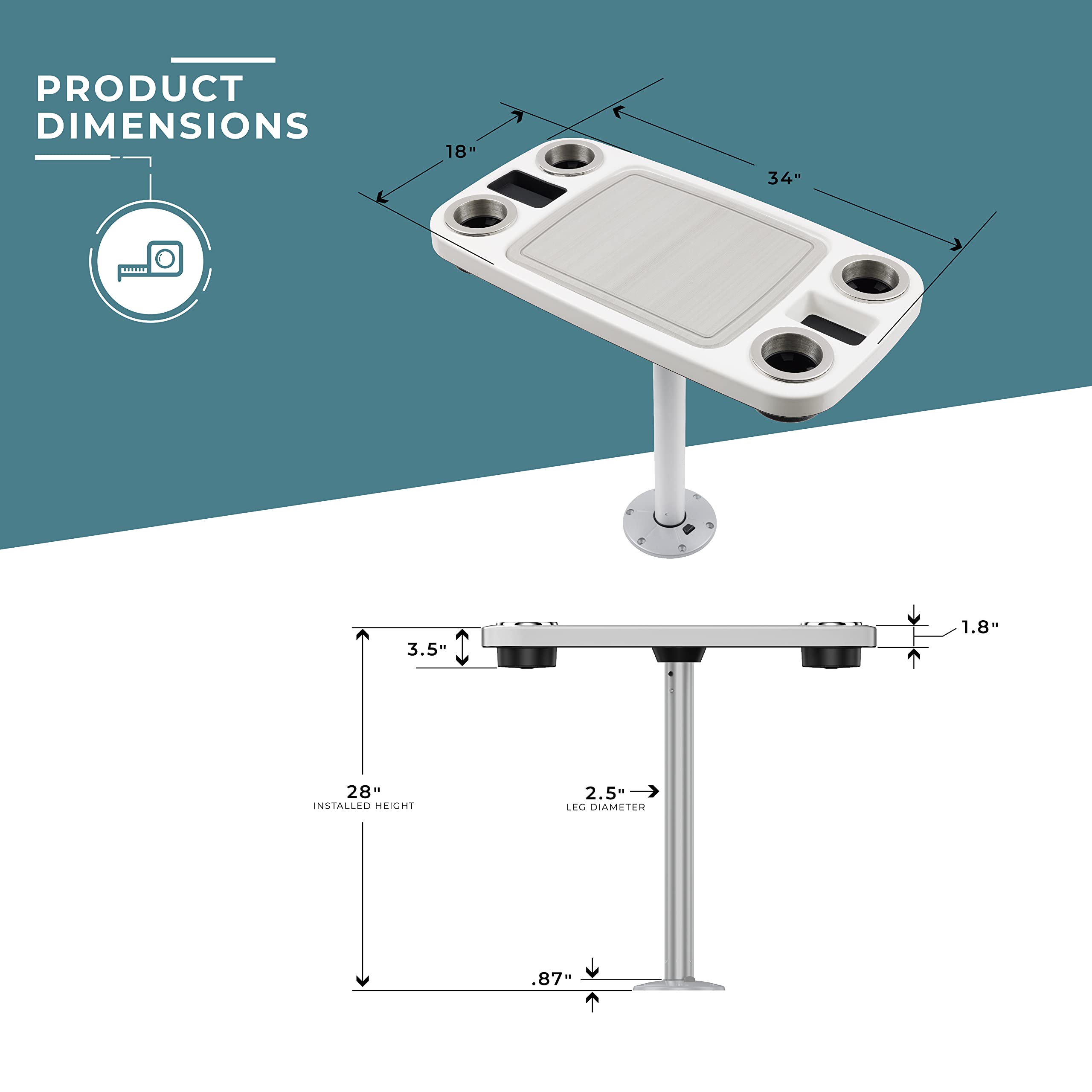 Manufacturers' Select ITC Boat Table Set - 18