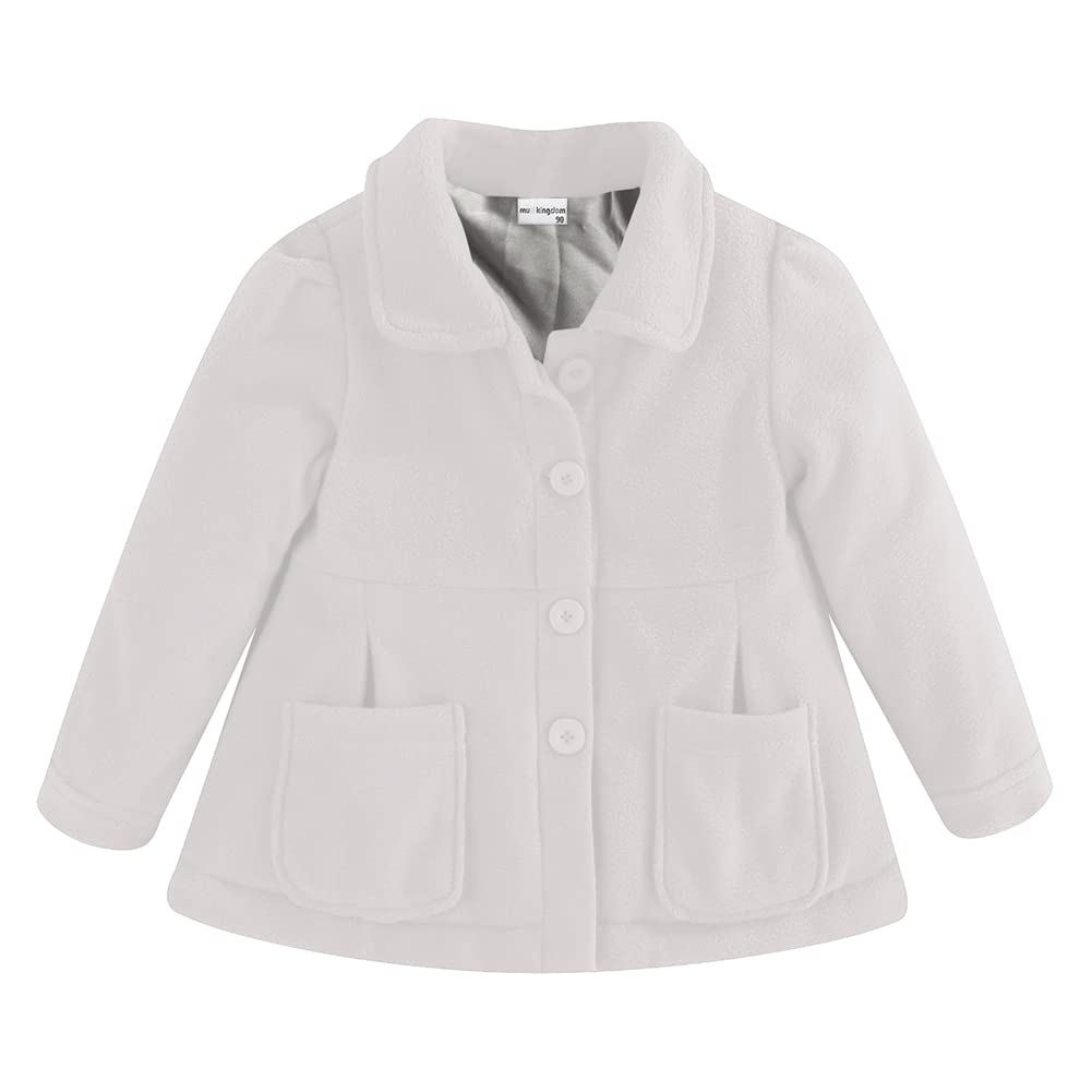 Mud Kingdom Girls' Fleece Jacket - Soft & Warm Winter Coat for Toddlers & Kids - Perfect for Outdoor Play, School & Cold Weather Adventures