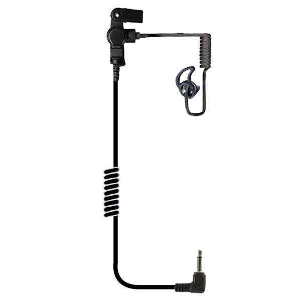 Fox Surveillance Black Diamond Tactical Listen Only Earpiece EP1069SCBT with 2.5mm Connector - Covert Communication Device for Security, Law Enforcement & Surveillance Operations