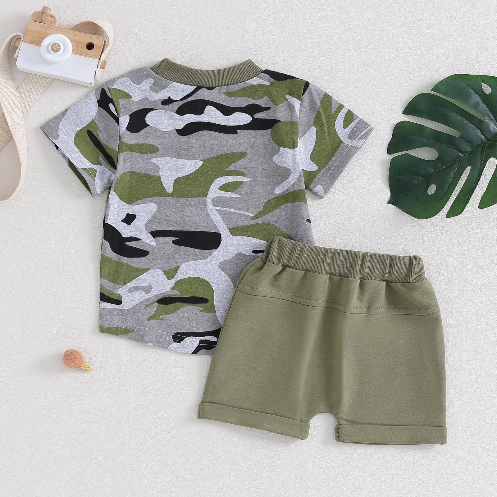 Adorable Toddler Baby Boy Summer Outfit Set - Short Sleeve T-Shirt & Shorts | Cute Infant Clothes for Playtime & Outdoor Activities