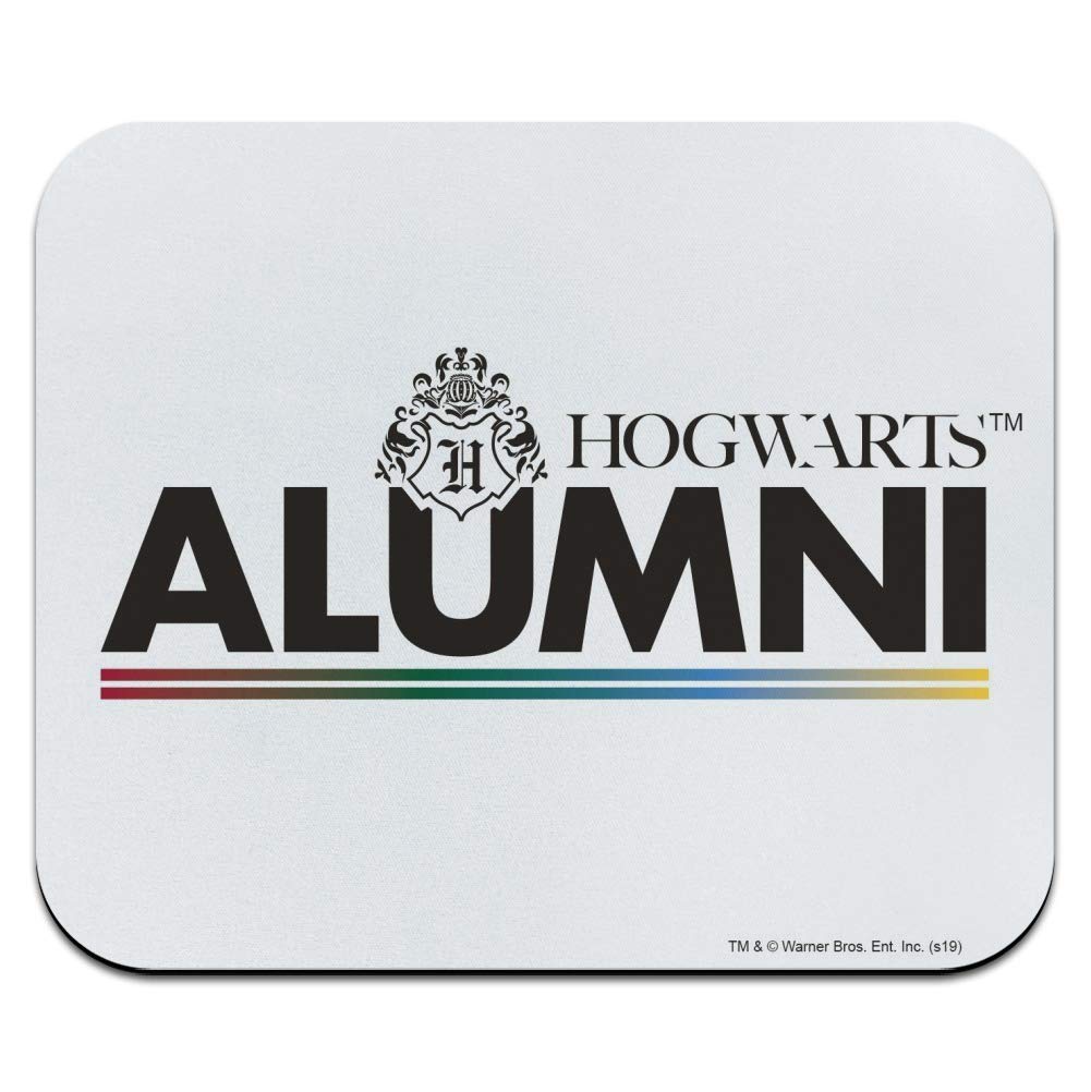 Harry Potter Hogwarts Alumni Low Profile Thin Gaming Mouse Pad - Non-Slip Rubber Base for PC, Laptop, Office & Home Use - Perfect for Potterheads & Gamers
