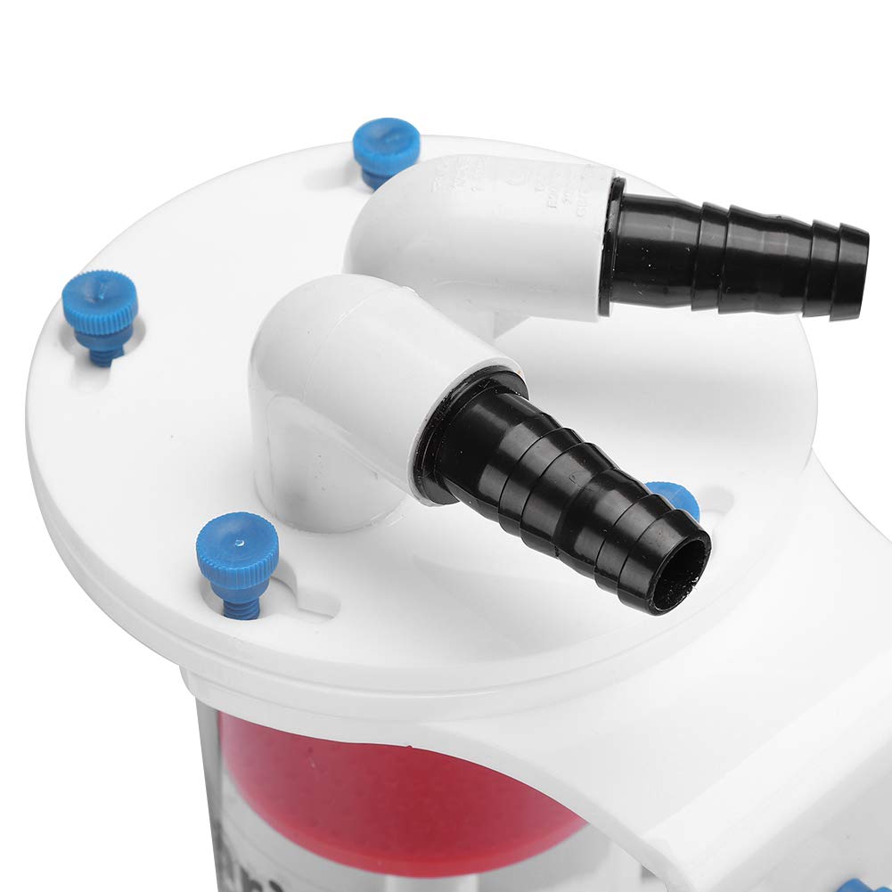 ViaGasaFamido NP Bio Filter - Professional Acrylic Aquarium Biological Filter with Bio Beads for Saltwater & Freshwater Tanks | Improves Water Clarity & Reduces Nitrates | Perfect for Reef Tanks, Fish Tanks & Aquatic Ecosystems