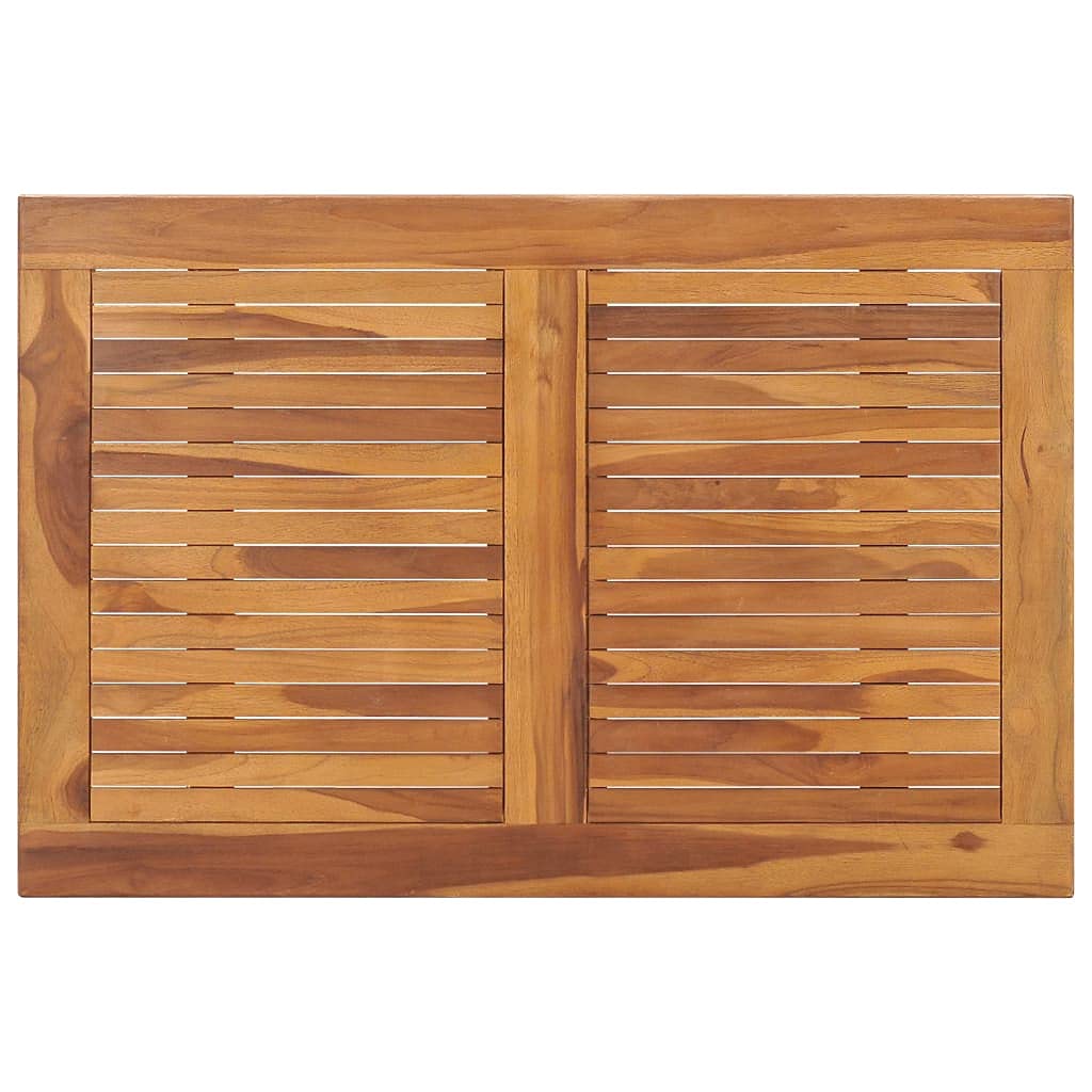 Foldable Teak Wood Outdoor Dining Table 35.4