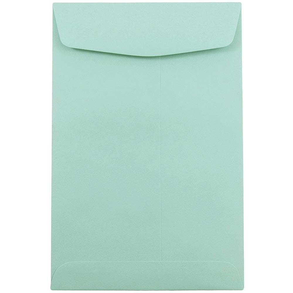 Premium 6 x 9 Open End Catalog Envelopes - Aqua Blue - 500/Box Bulk Pack - Perfect for Business Mailings, Marketing Materials & Office Documents