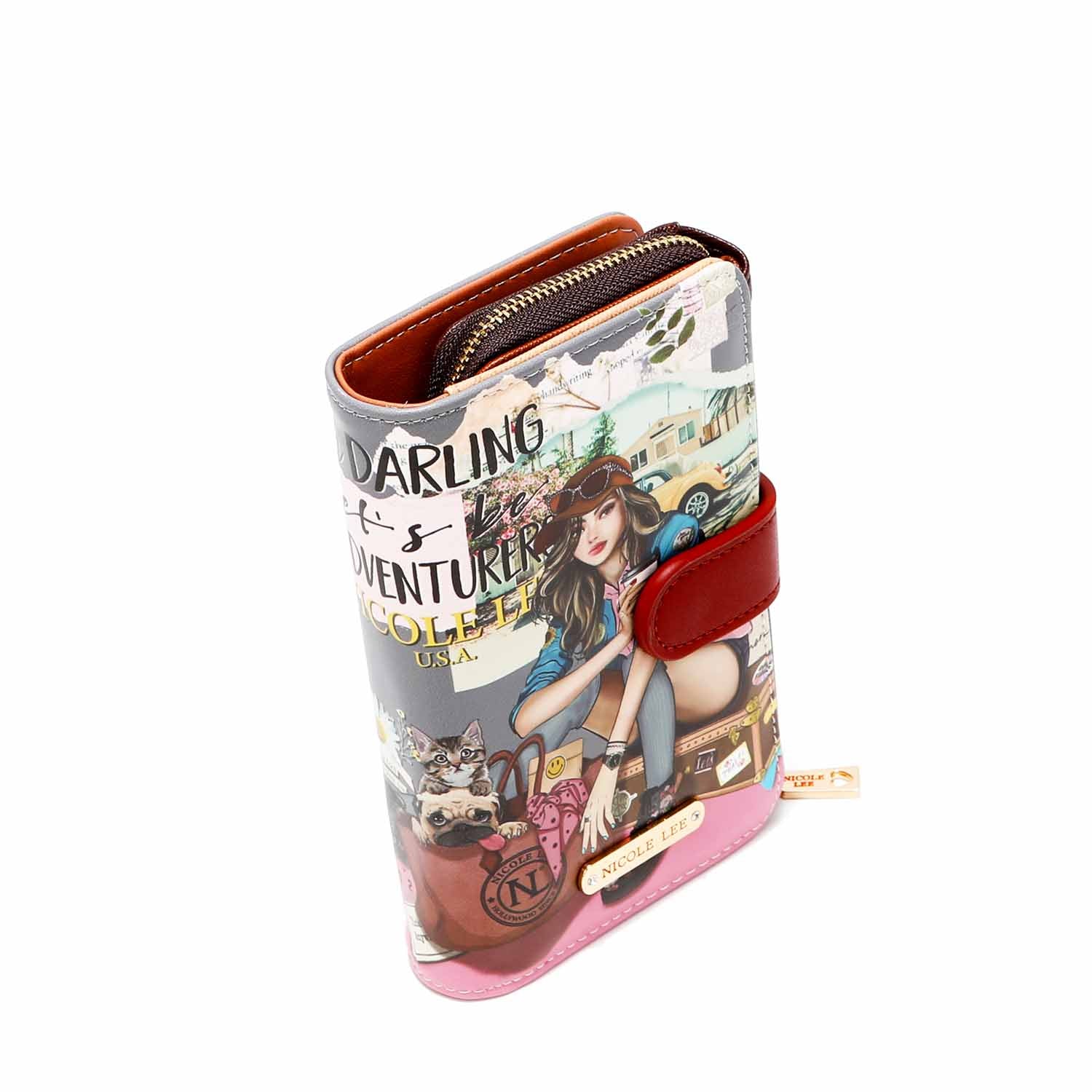 Stylish Trifold Phone Case with Crossbody Wallet - Perfect for Hands-Free Convenience While Shopping, Traveling, or Running Errands
