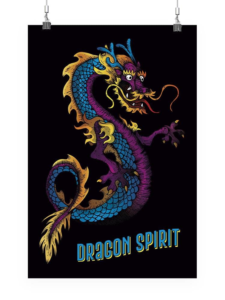 Ancient Dragon Spirit Poster - Wall Art for Home & Office Decor