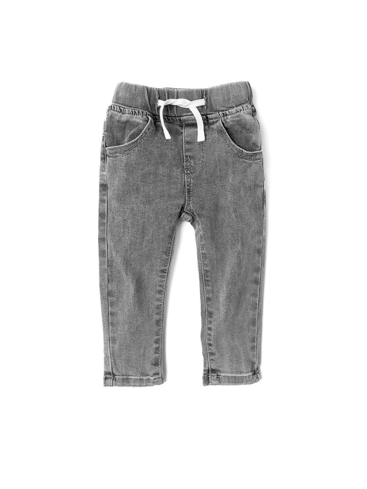 Premium Grey Wash Denim Jeans for Men & Women - Distressed Vintage Style, Comfortable Stretch Fit - Perfect for Casual Wear, Street Style & Everyday Outfits
