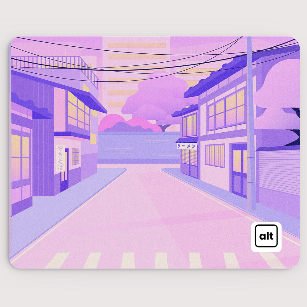 City Lines Mouse Pad - Large Gaming Mousepad with Non-Slip Rubber Base, Perfect for Office, Gaming & Computer Workstations - 12x10 Inches