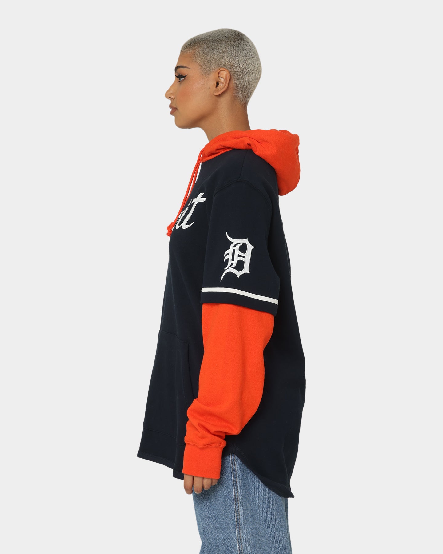 47 Brand Detroit Tigers Shortstop Hoodie - Navy Blue Pullover for Men & Women | Cozy Fall & Winter Wear for Baseball Fans & Casual Outfits