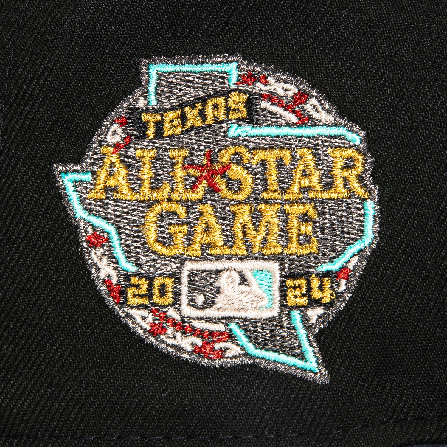 New Era 59Fifty Calle Ocho Texas Rangers 2024 All Star Game Patch Hat - Black, Navy, Red - Official MLB Baseball Cap for Men, Women - Perfect for Sports Fans, Casual Wear & Collectors