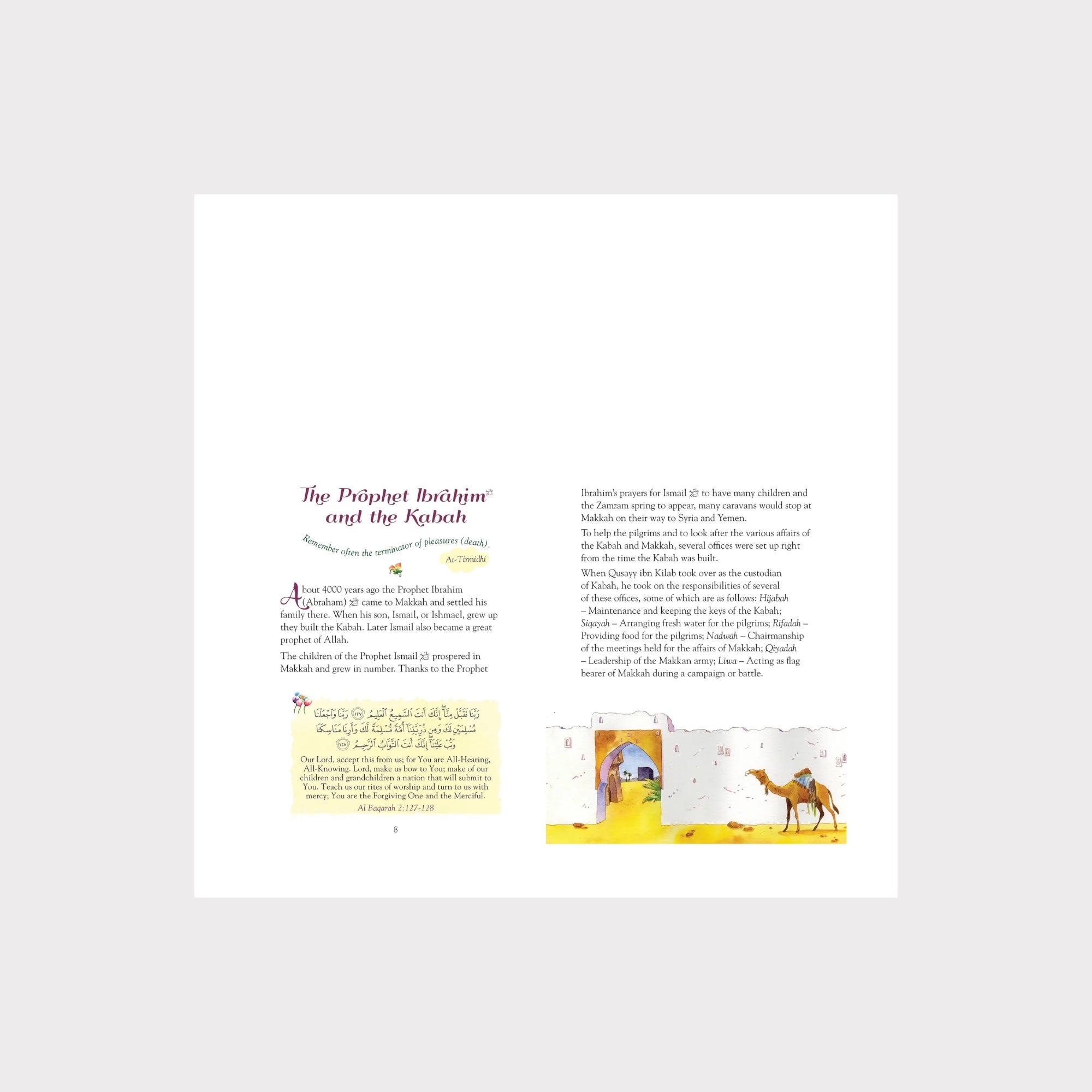 101 Seerah Stories and Dua - Islamic Children's Book with Moral Lessons for Kids - Perfect for Bedtime Stories, Homeschooling, and Ramadan Gifts
