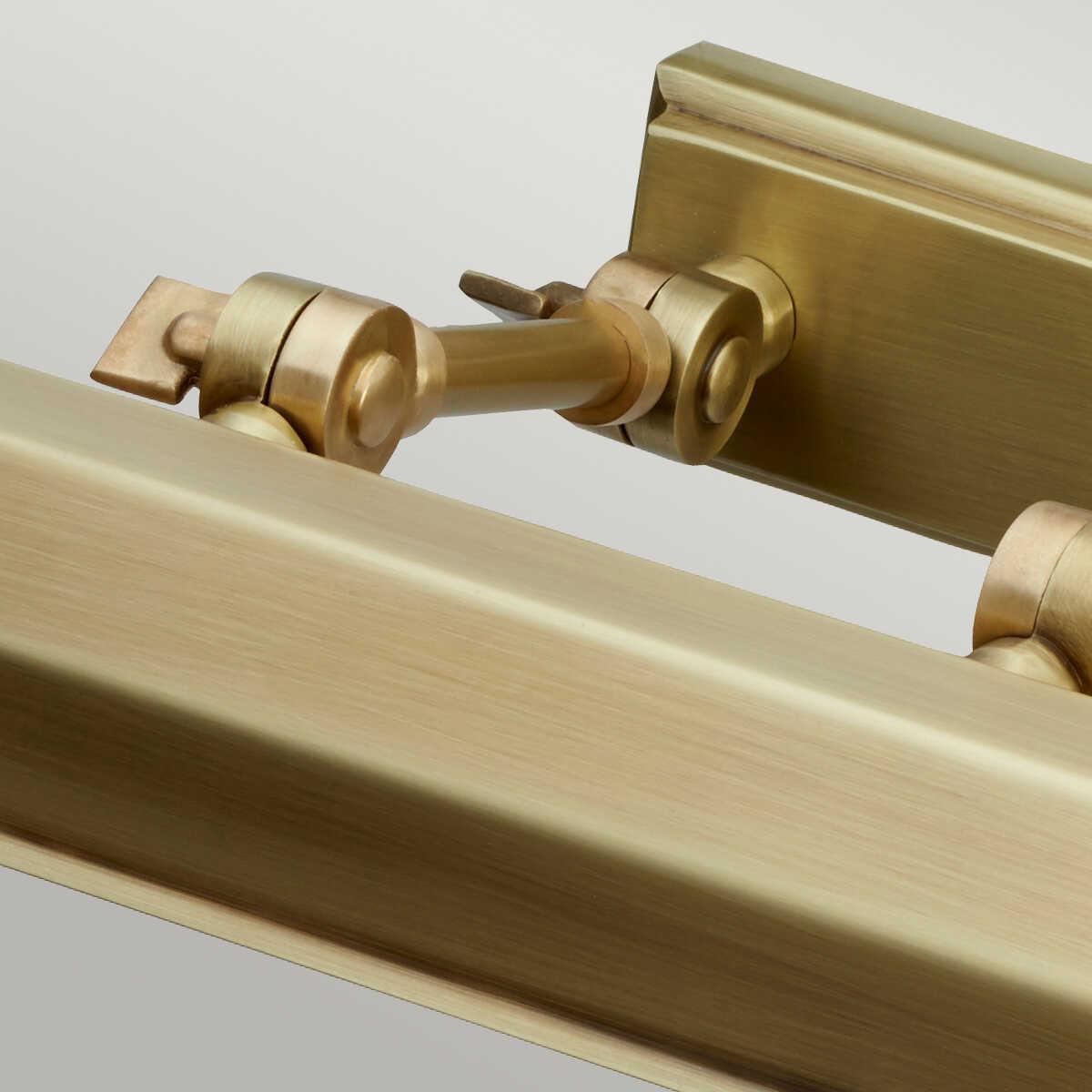 Elstead Lighting Chawton Medium Aged Brass Picture Light - Perfect for Artwork, Mirrors & Wall Decor in Living Rooms & Galleries