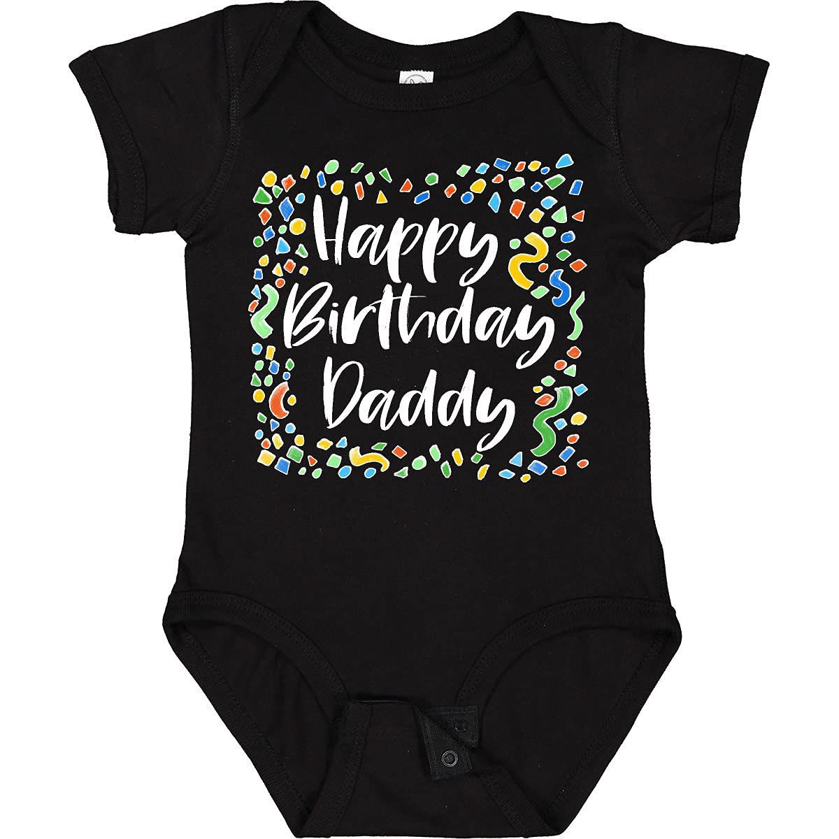 Inktastic Happy Birthday Daddy Baby Bodysuit - Cute Infant Onesie for Birthday Celebrations & Photo Shoots - Perfect Gift for New Dads & First Father's Day