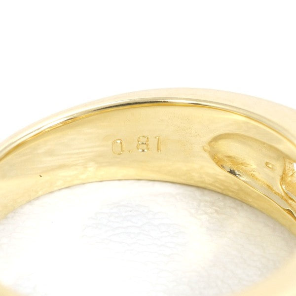 18K Yellow Gold Diamond Ring for Women - Elegant Solitaire Engagement & Wedding Band - Perfect for Proposals, Anniversaries & Special Occasions
