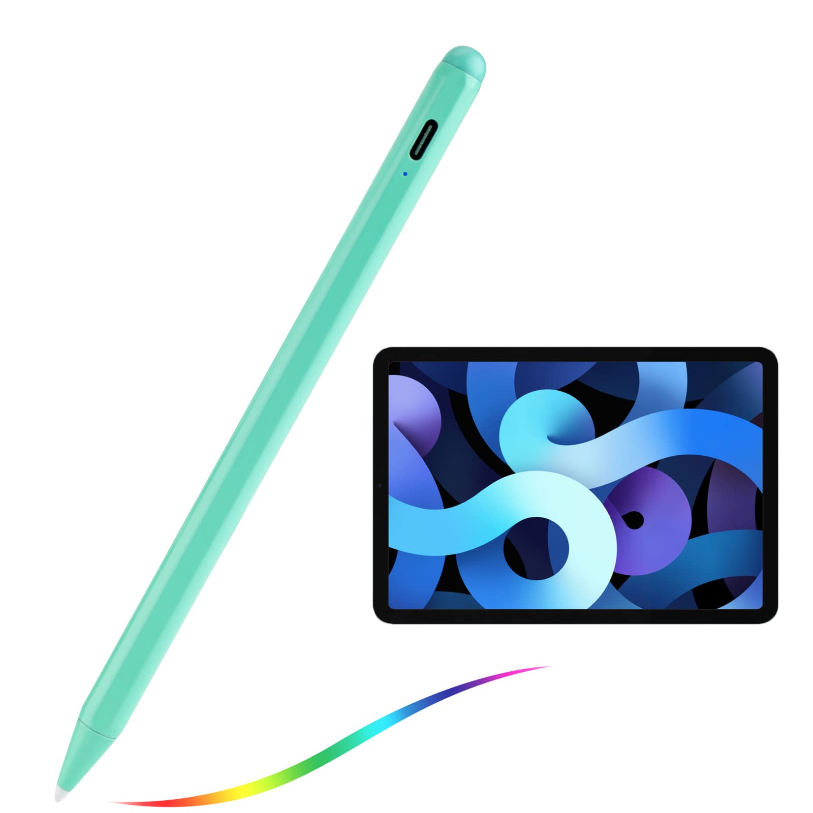 Apple Pencil (2nd Generation) - Green Stylus for iPad Air 5, iPad Pro & iPad Mini - Perfect for Drawing, Note-Taking & Creative Work
