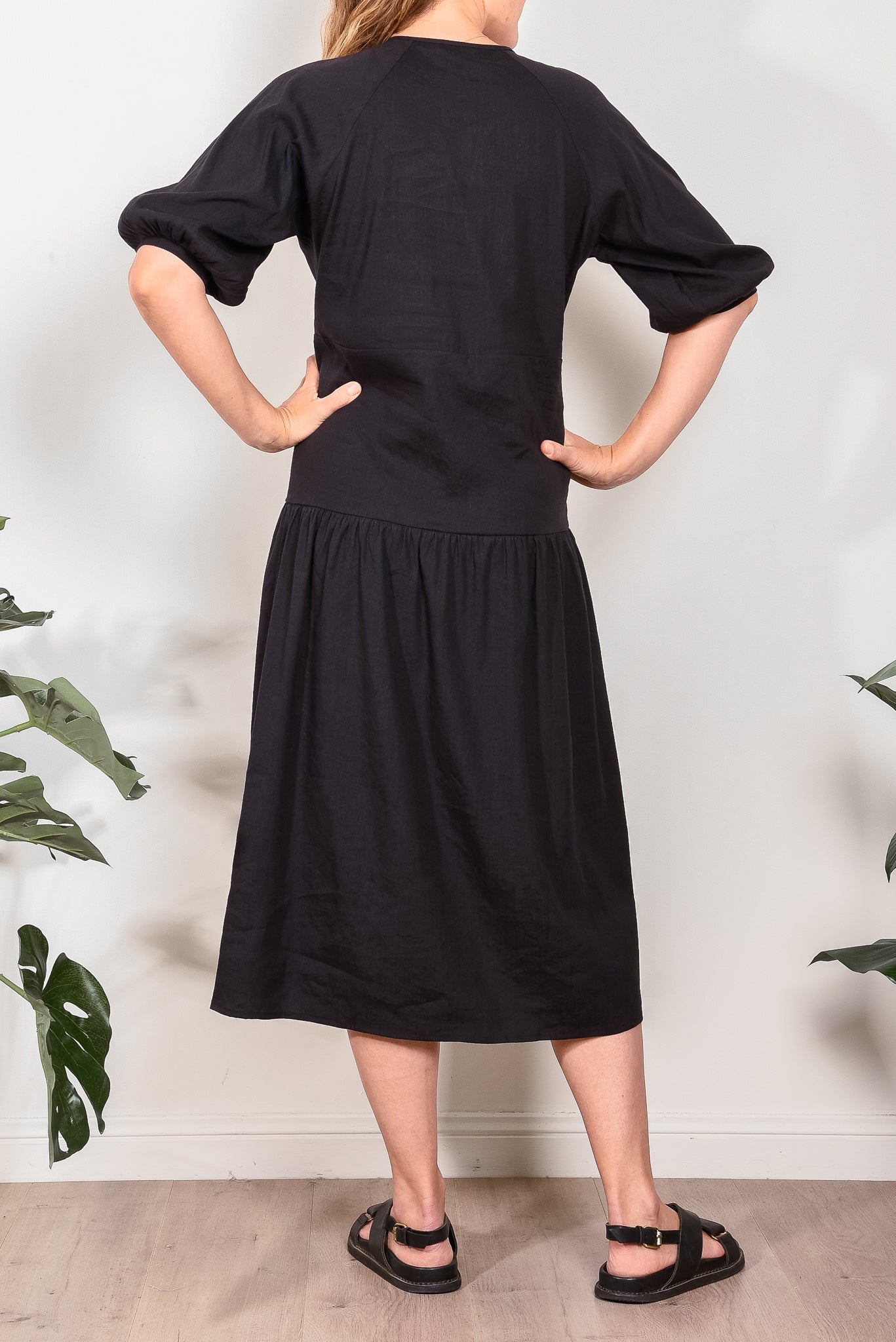 Sophie Tier Linen Dress for Women - Flowy Summer Maxi Dress with Adjustable Straps | Perfect for Beach Vacations, Brunch Dates & Boho Chic Outfits