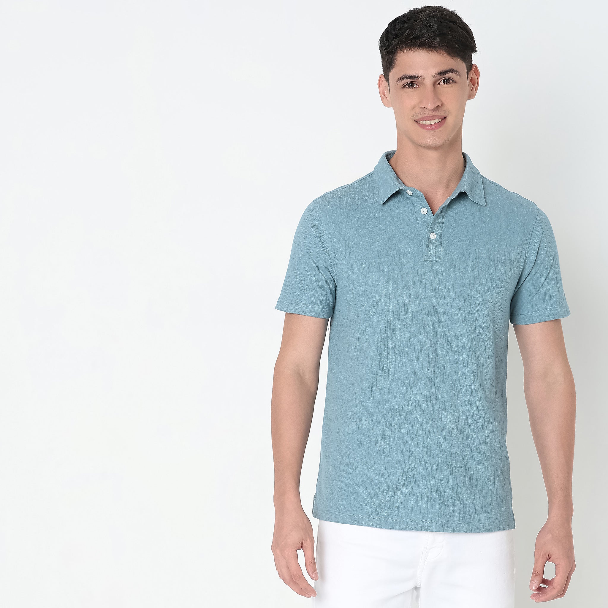 Modern Vacation Ready Regular Fit Polo T-Shirt with Fast Stretch - Perfect for Travel, Casual Outings & Summer Wear